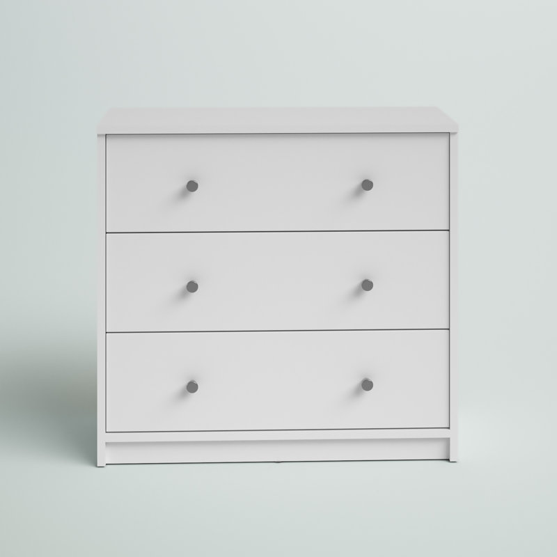 Zipcode Design™ Guilford 3 Drawer Dresser & Reviews Wayfair